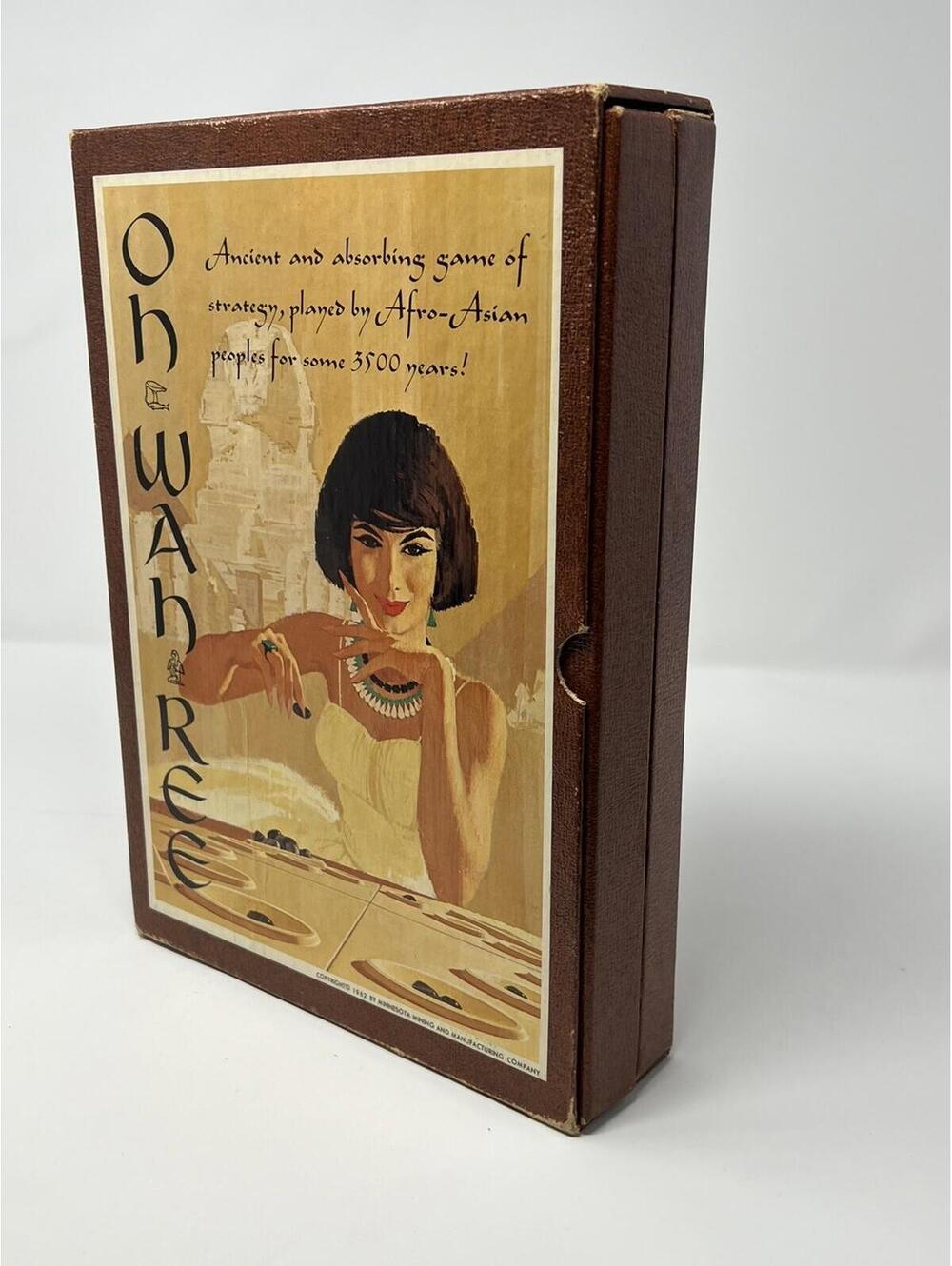OH-WAH-REE 1962 3M Bookshelf Game of Strategy Complete